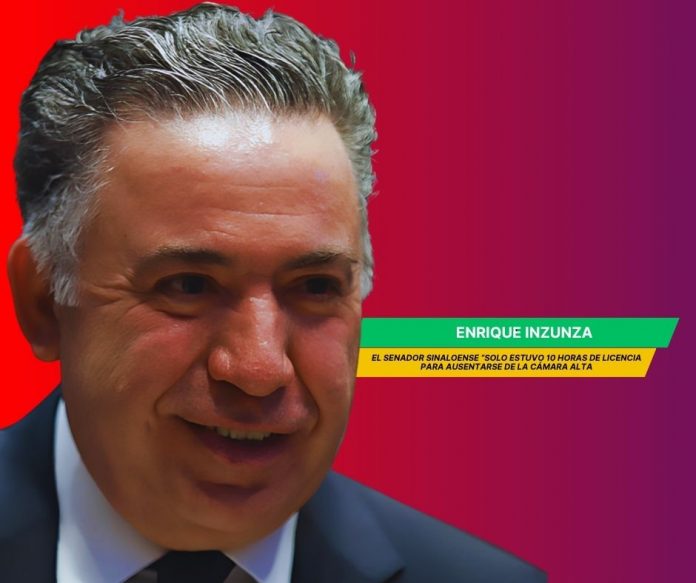 El senador morenista por Sinaloa y reclamado por Estados Unidos fue visto en Culiacán cuando aseguraba estar en la Cdmx Enrique Inzunza fue visto en Culiacán cuando decía estar en Cdmx