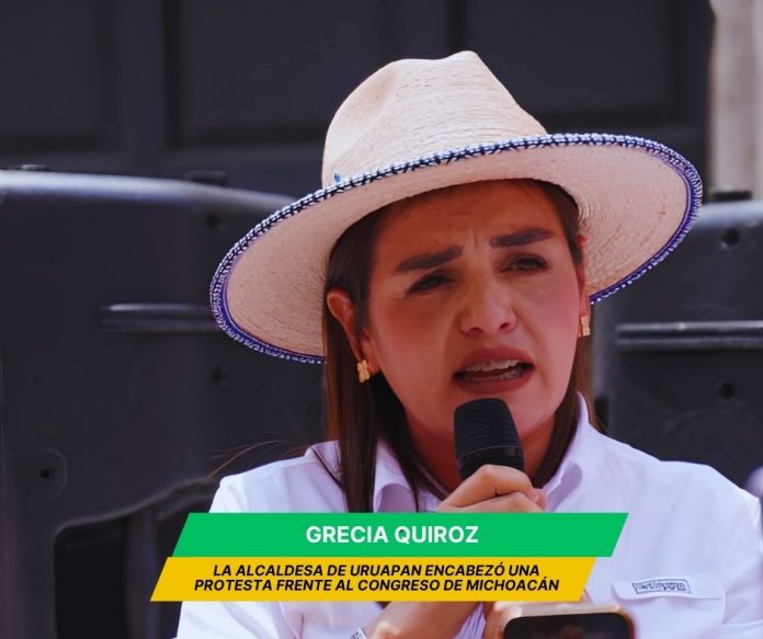 Grecia Quiroz, alcaldesa de Uruapan