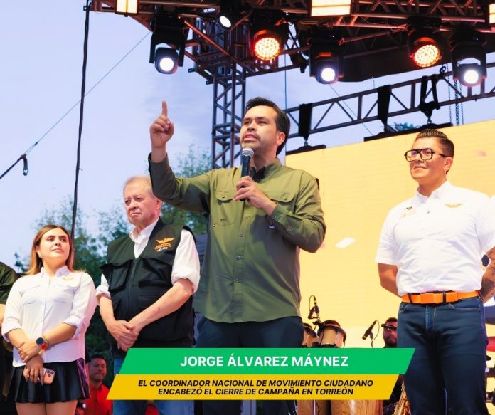 Aspirantes de Movimiento Ciudadano cierran campaña en Torreón