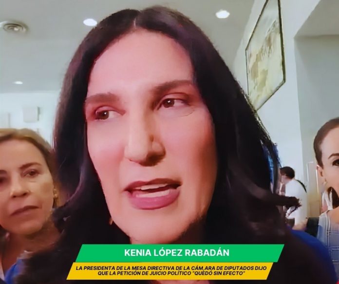 Venció plazo para juicio político contra Maru Campos: Kenia López