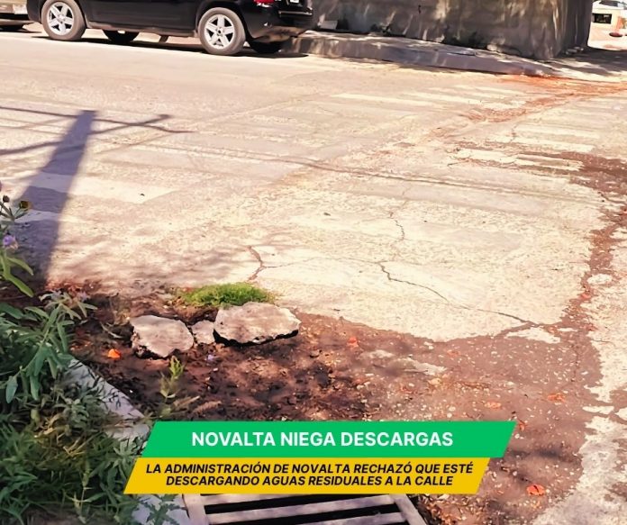 La empresa desarrolladora de vivienda Novalta niega que esté descargando aguas residuales a la calle En Torreón, Novalta negó que arroje aguas residuales a la calle