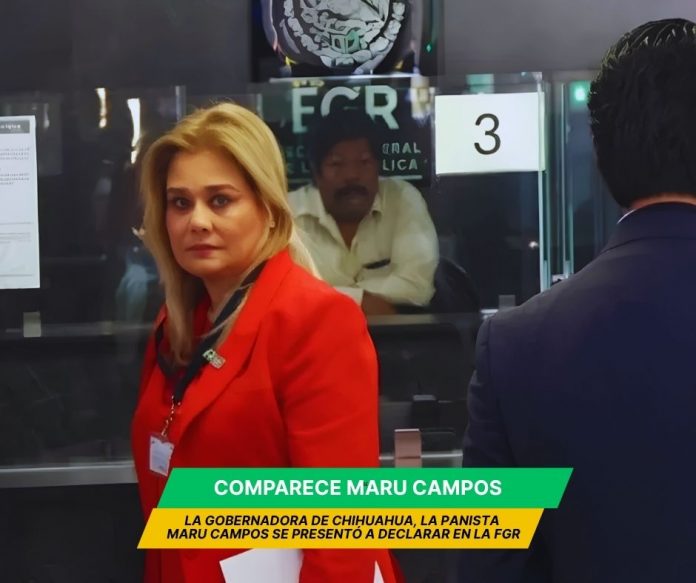 Maru Campos en la FGR