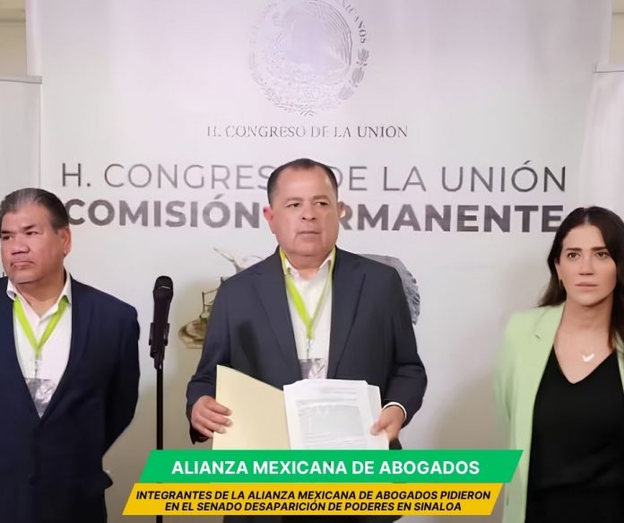 Abogados sinaloenses dijeron que su estado es una zona de desastre en seguridad pública Abogados piden desaparición de poderes en Sinaloa