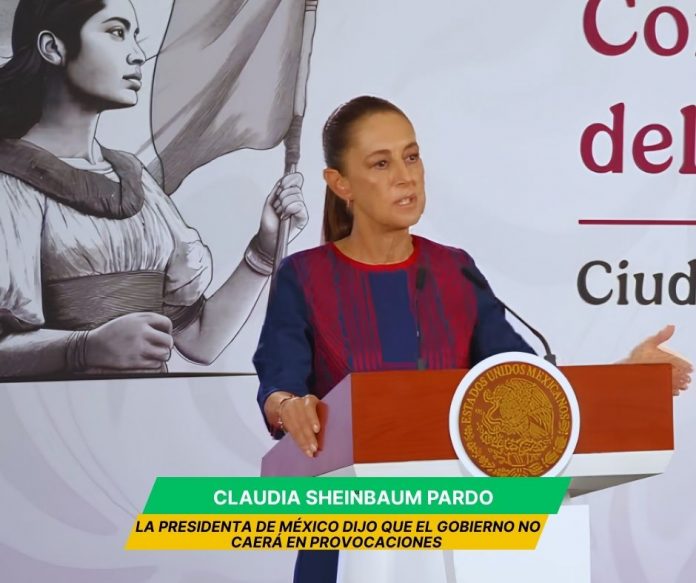 “Hay grupos que nos quieren provocar y no son maestros” dice Sheinbaum