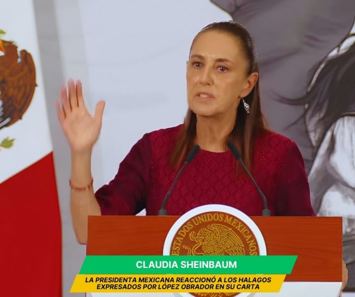 Sheinbaum reaccionó a la carta de López Obrador a Trump