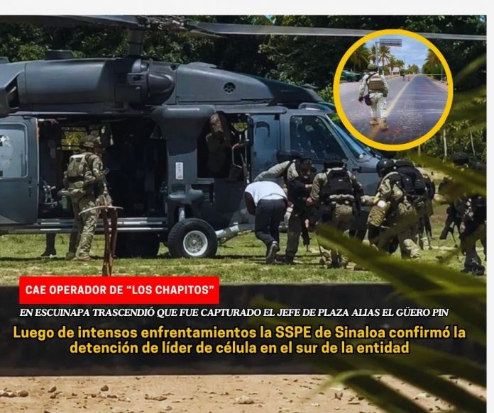 Tras intensos enfrentamientos, detienen a alias El Güero Pin en Escuinapa