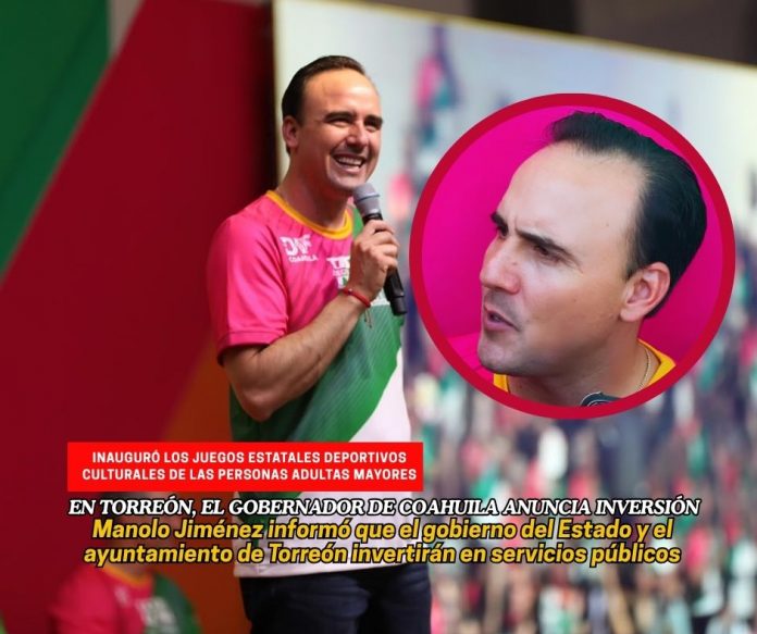 De gira por Torreón, el gobernador de Coahuila informó de un importante plan de inversión en el mejoramiento de los servicios públicos Gobernador anuncia en Torreón inversión millonaria en servicios