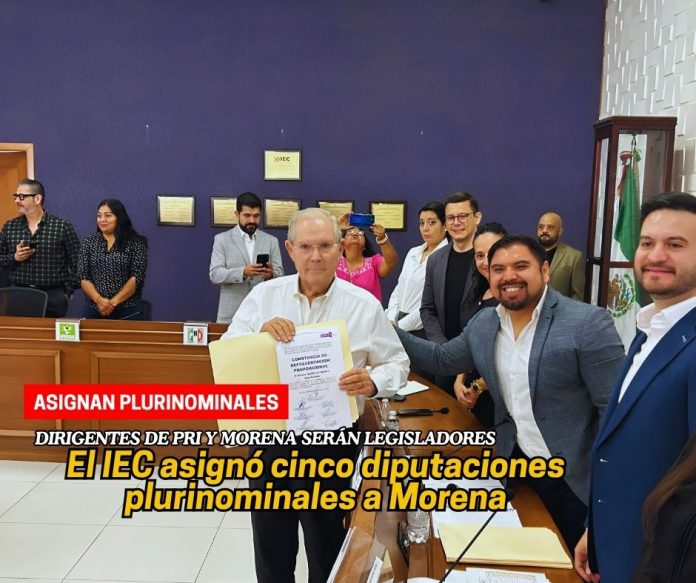 Dirigentes estatales de PRI y Morena serán diputados locales