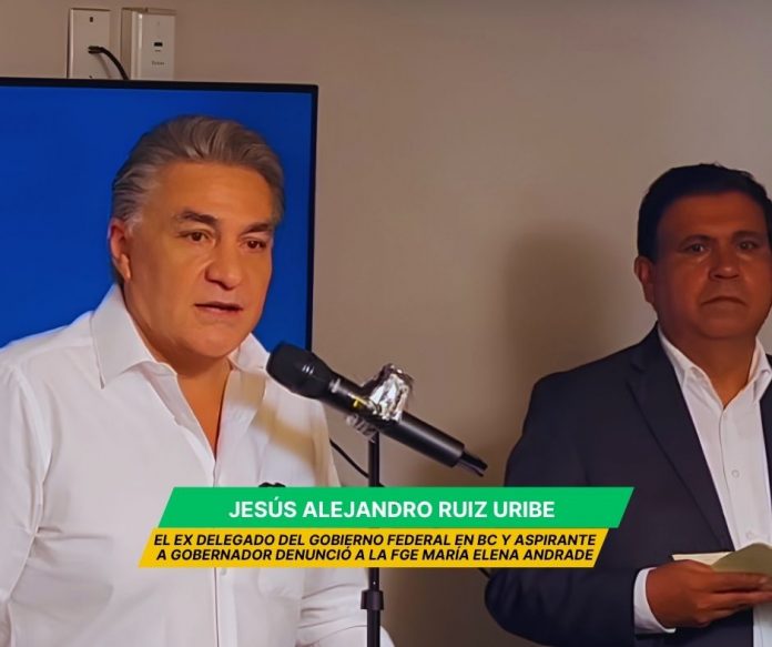 Ruiz Uribe afirmó que la FGE de BC busca fabricarle delitos