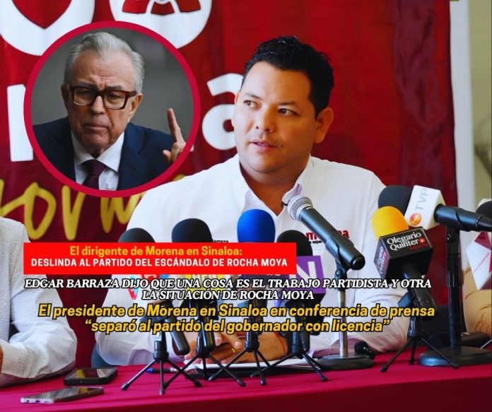 Morena Sinaloa, llama a desvincularse de Rubén Rocha Moya