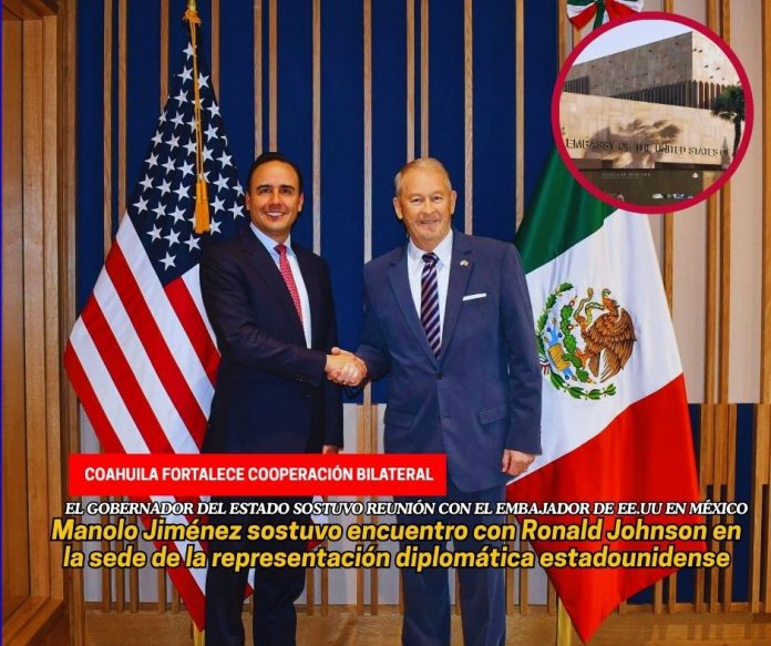El gobernador de Coahuila dijo que además de los 500 kilómetros de frontera, gran parte de la inversión extranjera es de Estados Unidos Gobierno de Coahuila fortalece lazos de cooperación bilateral
