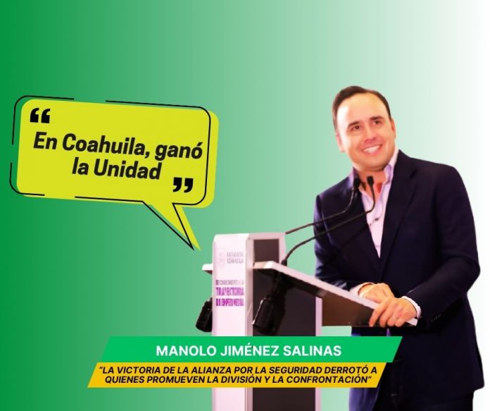 “Aquí ganó la unidad, y el amor a nuestra tierra”: Manolo Jiménez