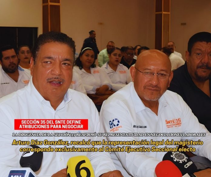 El secretario general de la Sección 35 del SNTE en Coahuila aclaró que es la parte interlocutora del magisterio Representante del magisterio en La Laguna es la sección 35 del SNTE