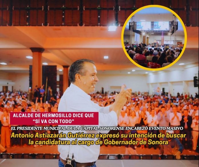 El todavía alcalde panista de la capital de Sonora promete caminar de la mano de los sonorenses Alcalde panista, dice que buscará ser candidato a gobernador de Sonora