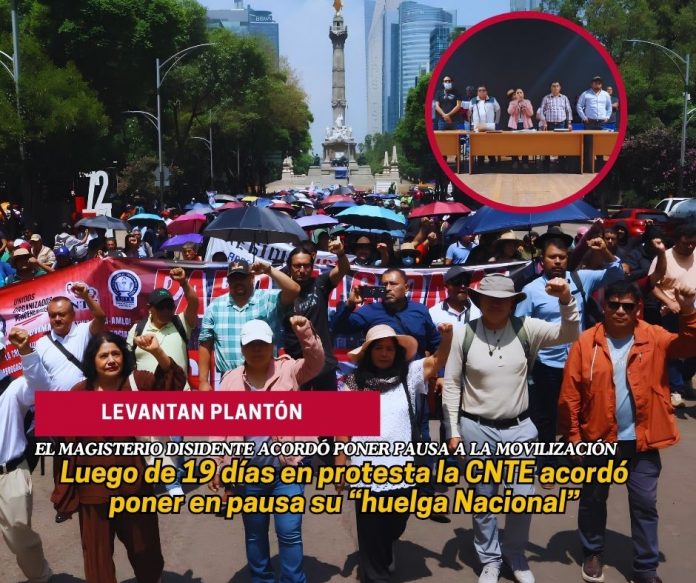 En Asamblea, CNTE acordó un receso a la huelga nacional