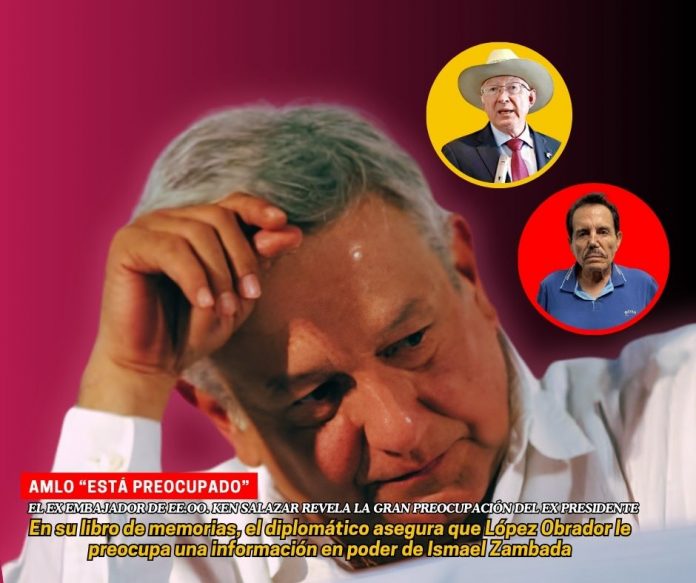 En su libro de Memorias, Ken Salazar asegura que López Obrador empezó a preocuparse por los secretos que pudiera revelar El Mayo Zambada Extracción de El Mayo Zambada “habría preocupado” a AMLO