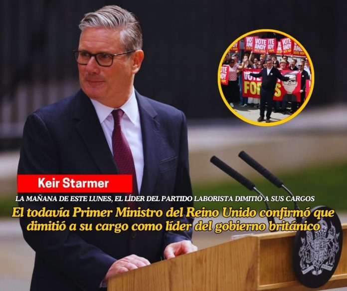 Keir Starmer confirmó que deja su puesto como primer ministro y líder del partido Laborista Keir Starmer anunció su renuncia como primer ministro de Reino Unido