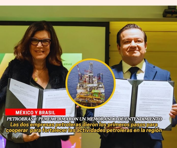 México y Brasil emprenderán acciones conjuntas para explotar hidrocarburos en el Golfo de México Petrobras y Pemex firmaron convenio de colaboración