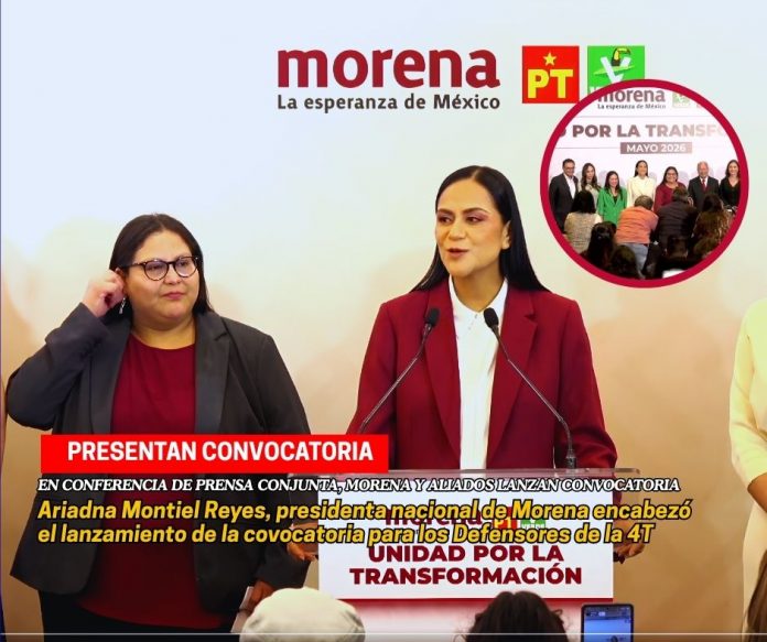 Morena define calendario para aspirantes a Defensores de la 4T