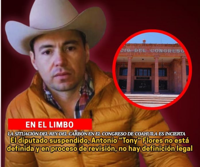 Situación de Tony Flores sigue en suspenso en el Congreso de Coahuila