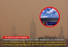 Pronostico descarta afectaciones a la Final de la FIFA en Nueva York