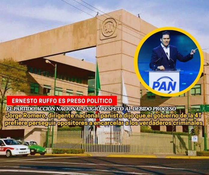 Ruffo es víctima del uso político de la Justicia, señala el PAN