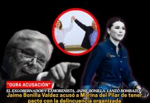 Bonilla dice que Marina del Pilar tiene pacto con el crimen organizado