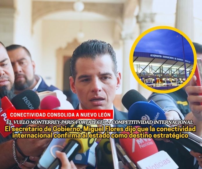 Miguel Flores dice que se fortalece la conectividad de Nuevo León