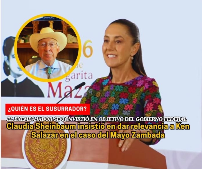 Claudia Sheinbaum da a entender que conoce identidad del Susurrador