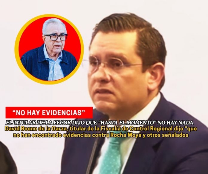 FGR no encuentra evidencias contra Rocha Moya y otros funcionarios