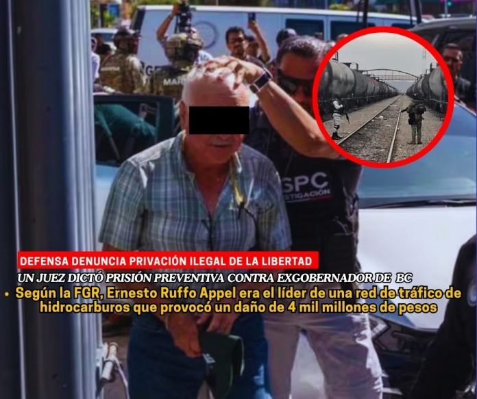 La defensa del primer gobernador de oposición en la historia de México, solicitó la duplicidad del término constitucional Juez dictó prisión preventiva a Ruffo, lo internan en El Altiplano
