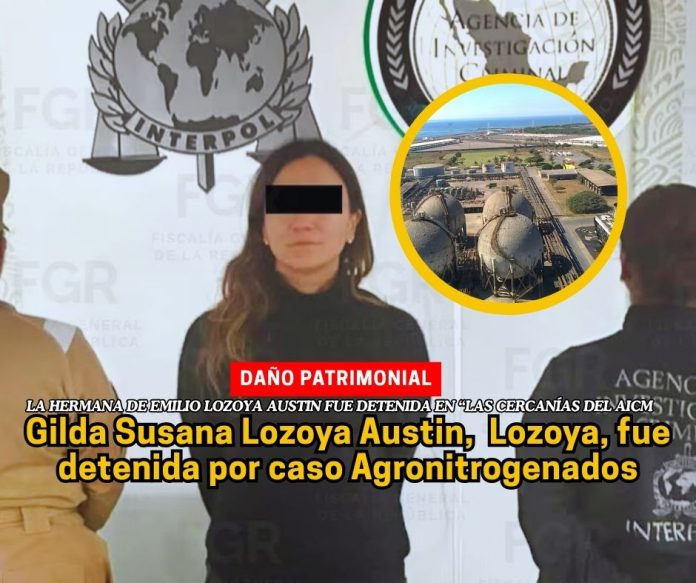 La hermana del ex director de Pemex, Emilio Lozoya Austin fue detenida por supuesto uso de recursos de procedencia ilícita En la Cdmx detienen a hermana de exdirector de Pemex Emilio Lozoya