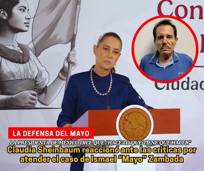La presidenta Claudia Sheinbaum que su interés en el caso del Mayo Zambada es saber si se violó la constitución La presidenta Claudia Sheinbaum respondió a las críticas sobre su insistencia para conocer cómo se efectuó la detención de Ismael “El Mayo” Zambada a manos de autoridades estadounidenses.