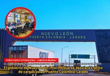 Por cierre de Puente en Nuevo Laredo, desvían cargas por Colombia, NL