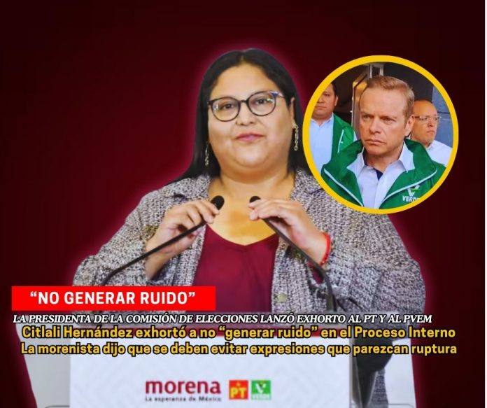 Morena llama a sus socios del Verde y PT no generar ruido innecesario