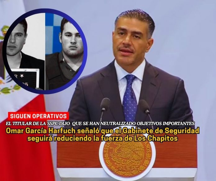 Gabinete de Seguridad reduce fuerza de Los Chapitos en Sinaloa