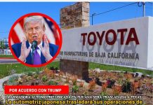 Toyota mudará parte de su producción de México a Estados Unidos Toyota mudará parte de su producción de México a Estados Unidos