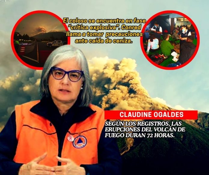 Cenizas del Volcán de Fuego afectan a 29 mil personas: Conred