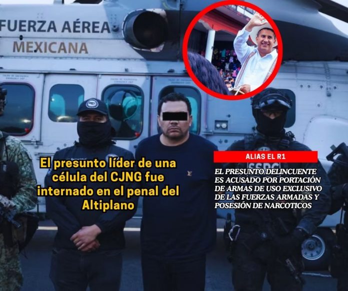 Tras su captura, Ramón Ángel N fue presentado como el autor intelectual del asesinato de Carlos Manzo Rodríguez Dan prisión preventiva al “R1″ por portación de armas y posesión